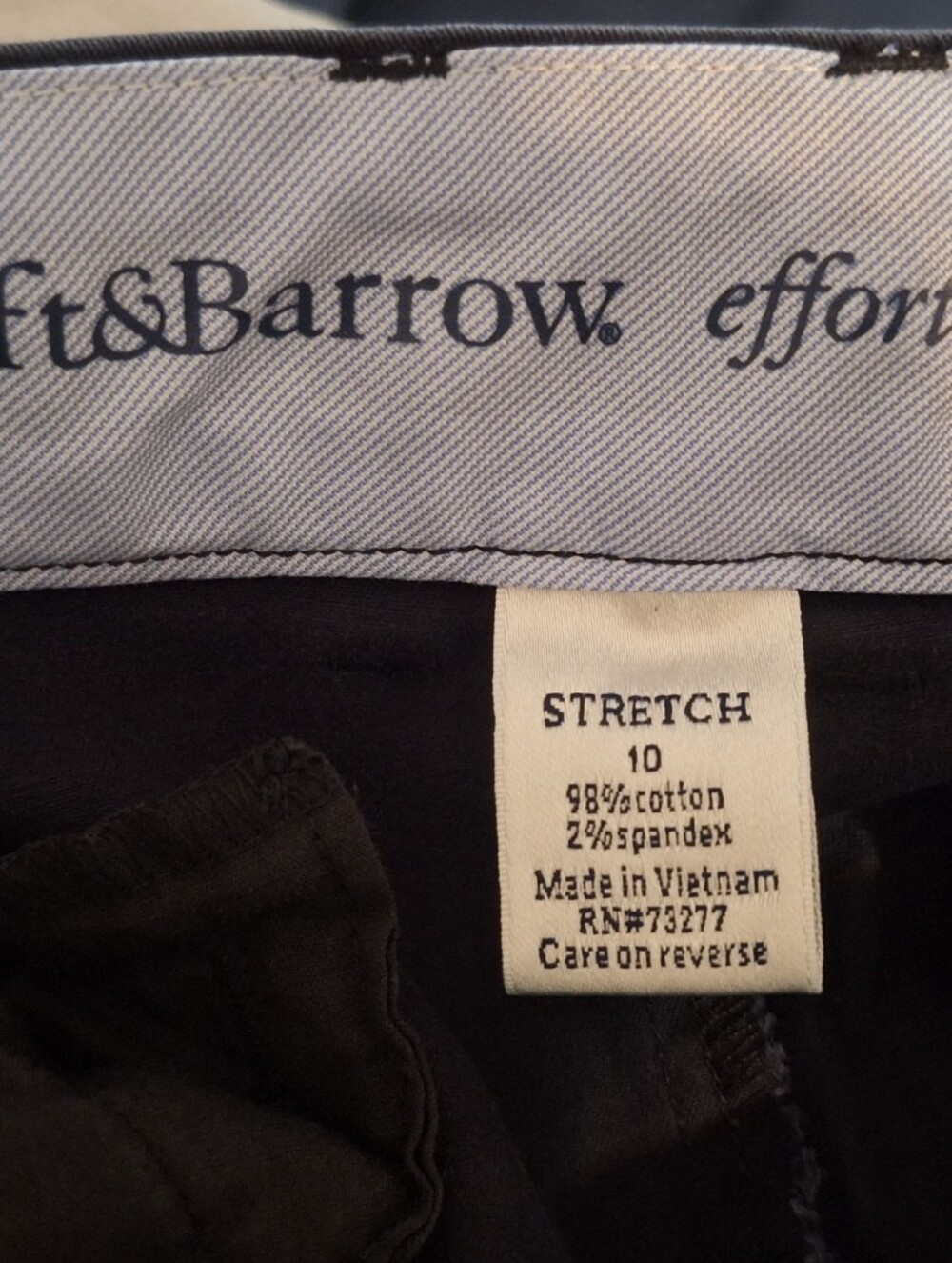croft & barrow Black Straight-Leg Chinos - Picture 5 of 5